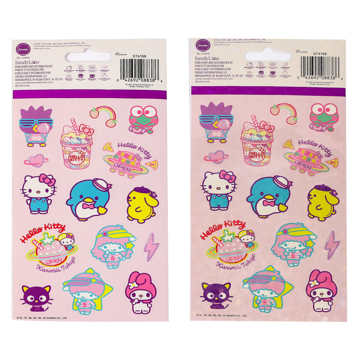 Licensed Kids Cartoon 4pc Cute Sticker Sheets Stationery Set (Many Characters), view 6