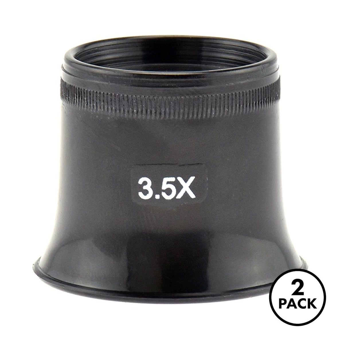 Two jewelers eye loupes for crafts and hobbies, each offering 3.5X magnification.