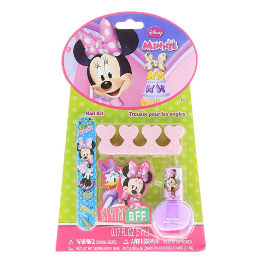 Minnie Mouse BFF manicure and pedicure girls nail kit, 4 pieces