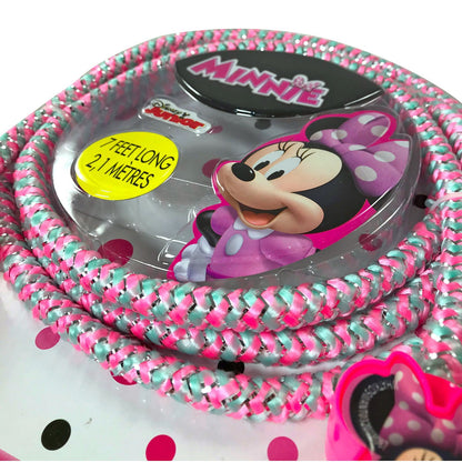2 Pack Girls Jump Rope 7ft Hello Kitty Minnie Mouse Barbie Princess Lilo, view 6