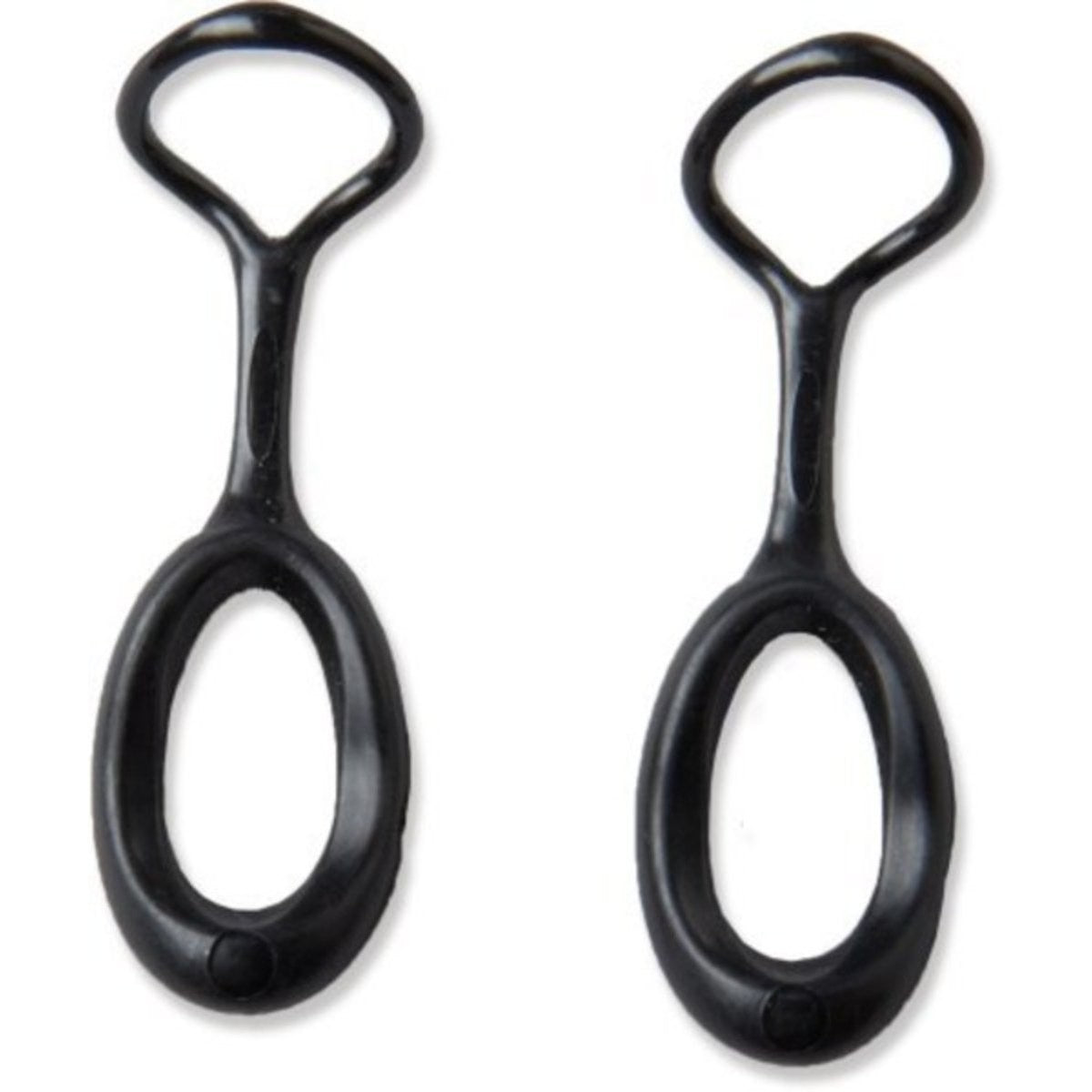 Set of 2 black Gear Aid zipper pull replacements for outdoor gear repair