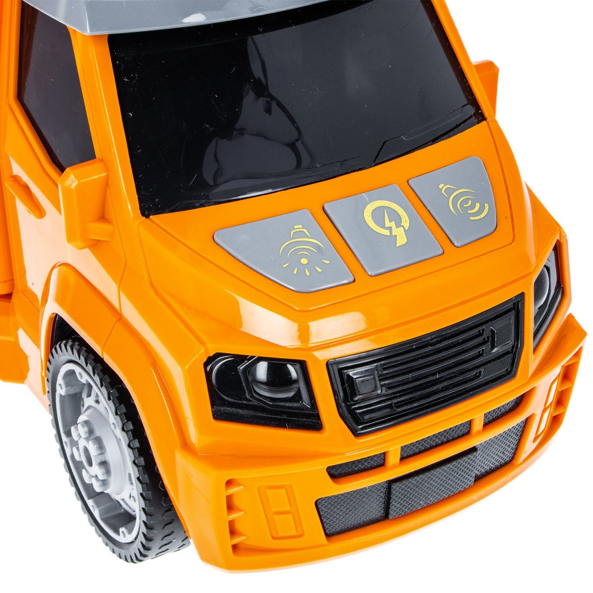 TychoTyke 12pc Dinosaur Toys Action Figures Toy Truck Storage Playset, Orange, view 6