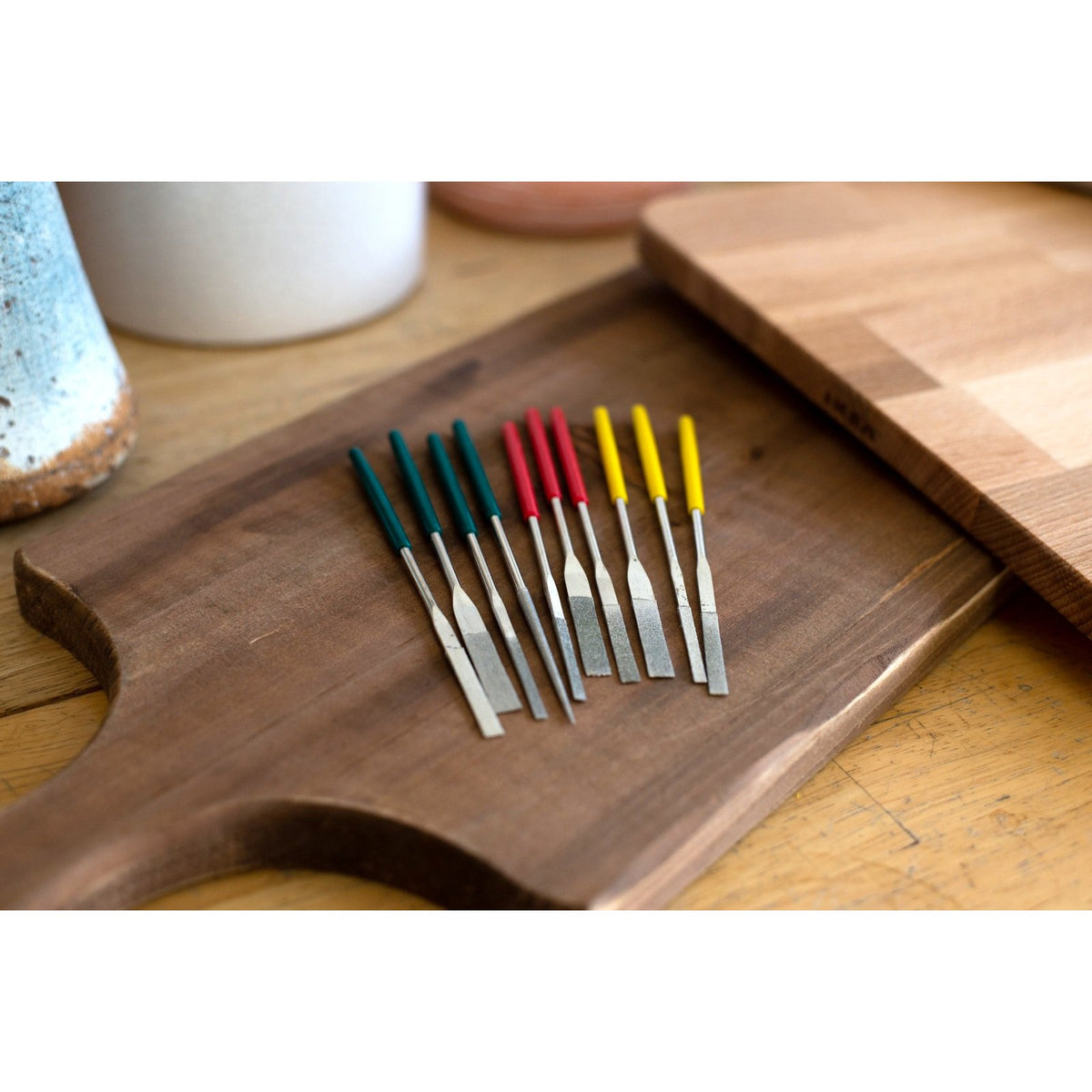 2 Pack Professional Quality Tapered Diamond File Assorted Grits 10 Piece Set, view 3