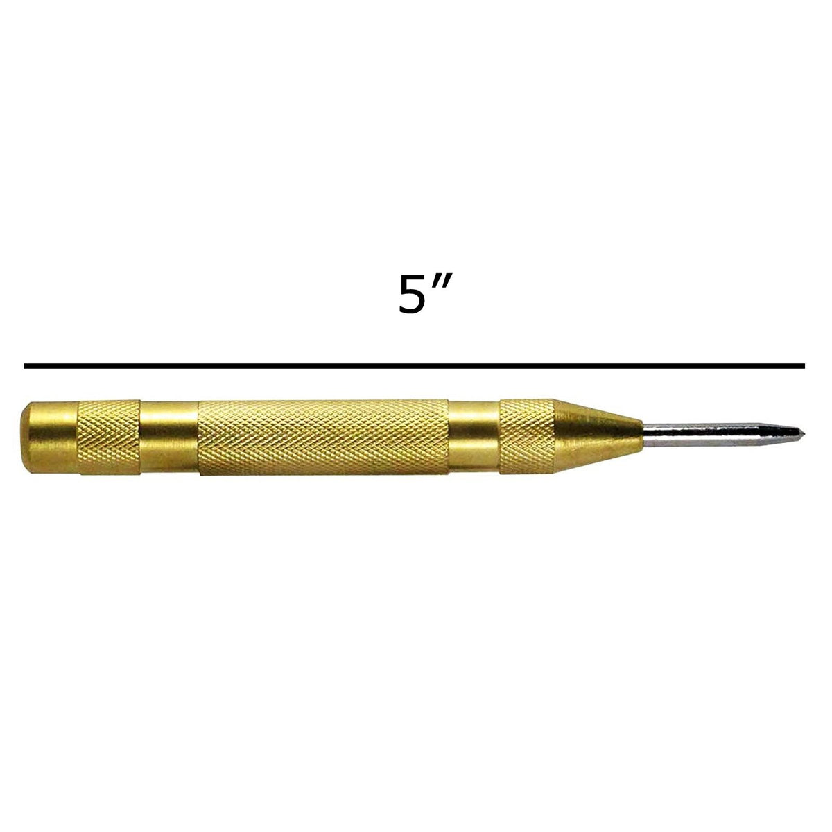2 Pack Universal Hobby Automatic Spring Loaded Center Punch Brass Hole Marker, view 3