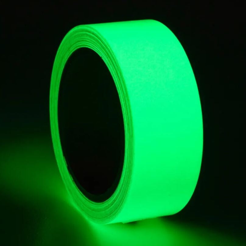 ToolTreaux Waterproof Multi Surface Fluorescent Glow in the Dark Tape 16ft Roll, view 5