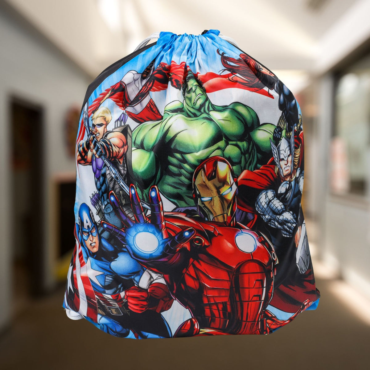 Marvel Avengers 16pc Cinch Bag Drawstring Backpacks Erasers Play Pack Gift Set, view 11