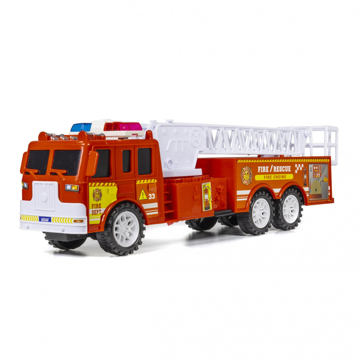 Kidplokio Fire Truck Firefighter Rescue Toy Pull Back Cars, Red, Boys Ages 3+, view 9