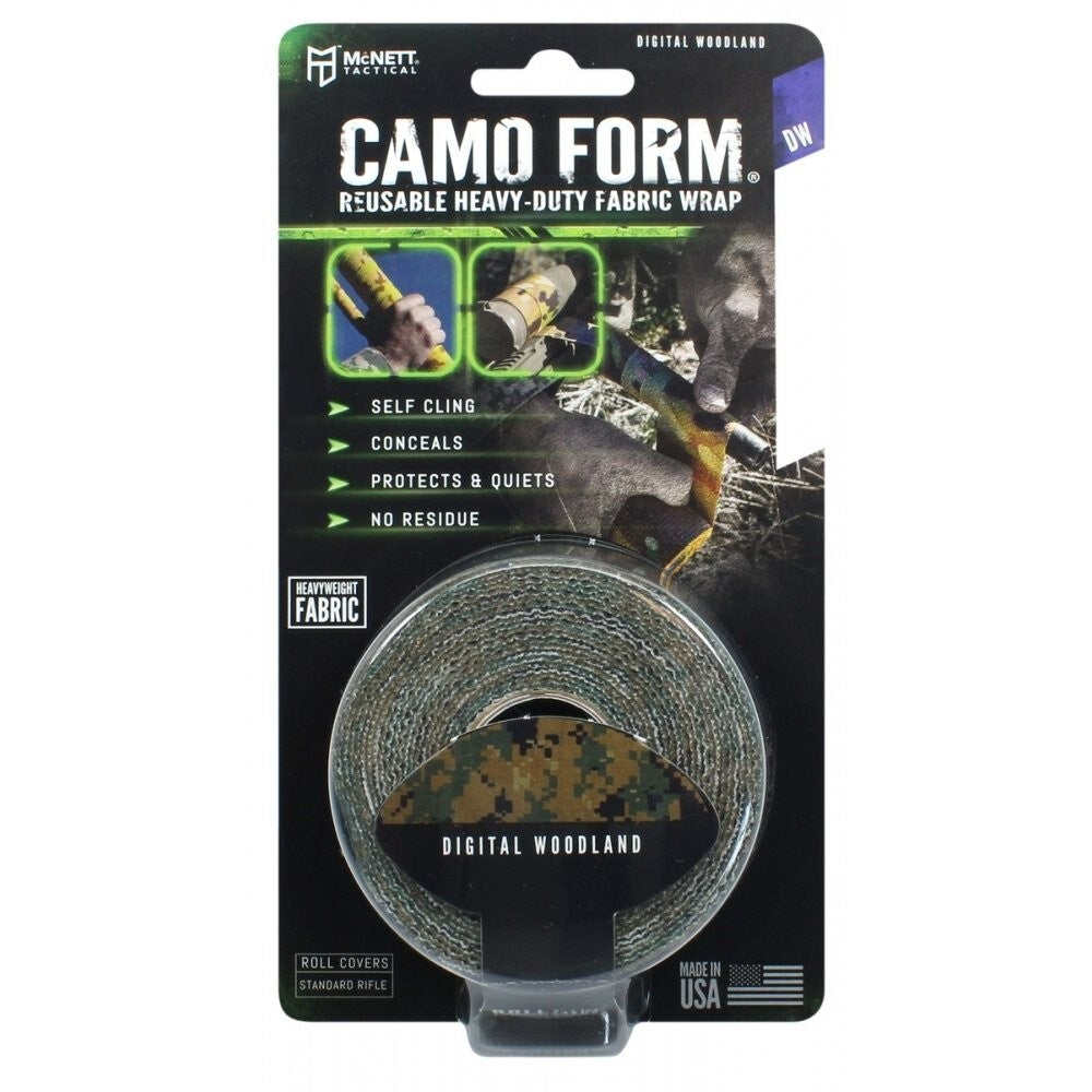 GEAR AID Camo Form Self-Cling Reusable Camouflage Wrap 2" x 144", Various Colors, view 3