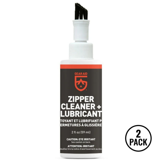 Gear Aid Zip Care zipper cleaner and lubricant two pack for camping and hiking use