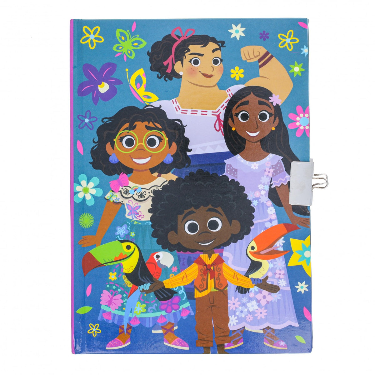 Disney Encanto Journal Diary with Lock Keys Pom Pom Pen Girls Ages 3 and Up, view 4