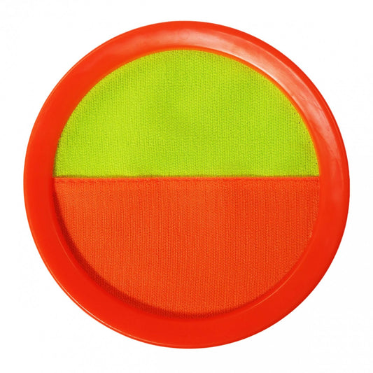 TychoTyke Toss and Catch Self Stick Paddle Game Set Orange, view 2