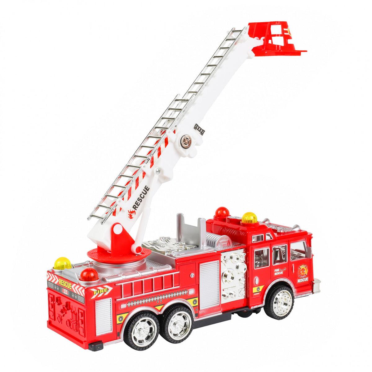 Kidplokio 360 Degree Bump and Go Emergency Toys Fire Truck Police Car (2 Styles), view 18
