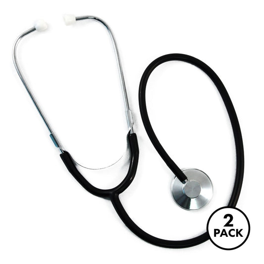 Two single head, lightweight, 30-inch stethoscopes