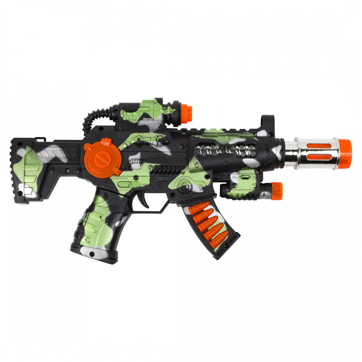 Kidplokio Camo Rescue Mission Toy Blaster with Lights Sounds Boys Ages 3 and Up, view 9