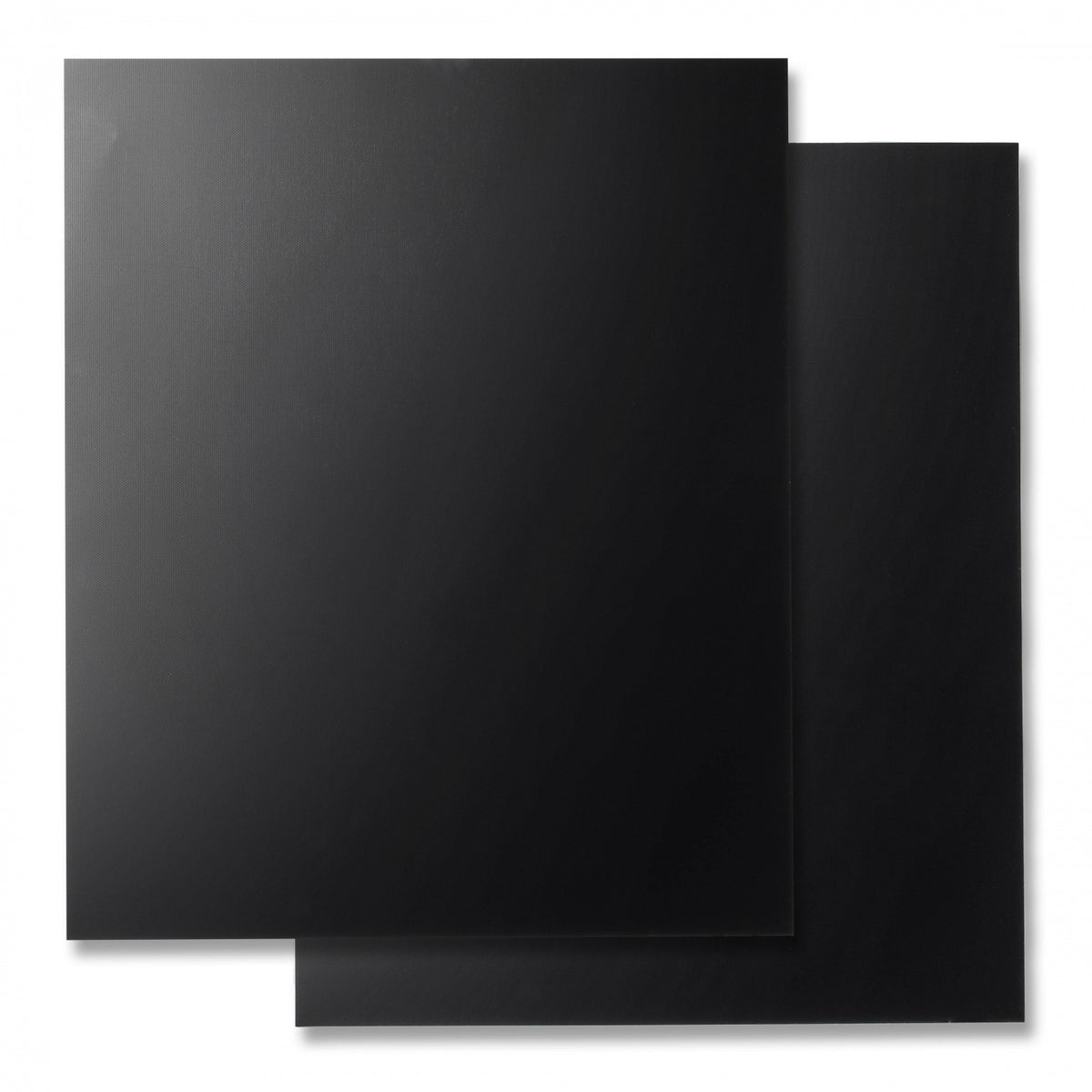 Beille Black BBQ Grill Accessories Reusable Non Stick Grilling Mats 13x15" 2pk