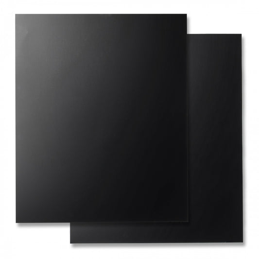 Beille Black BBQ Grill Accessories Reusable Non Stick Grilling Mats 13x15" 2pk