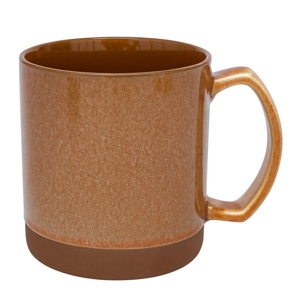 Beille 17oz Stoneware Terracotta Coffee Mug Farmhouse Decor Kitchen (4 Colors)