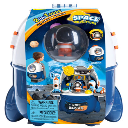 Kidplokio 15pc Space Toys Explorer Voyager Backpack Light Up Astronaut, 10 Inch, view 8