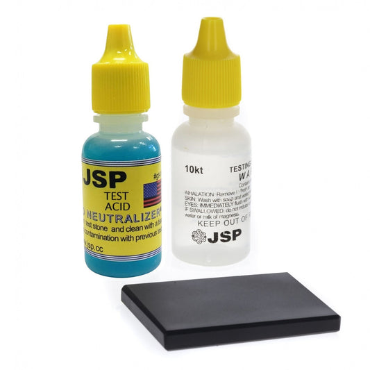 ToolTreaux 10 karat gold testing kit with acid solution and stone neutralizer combo for jewelry work