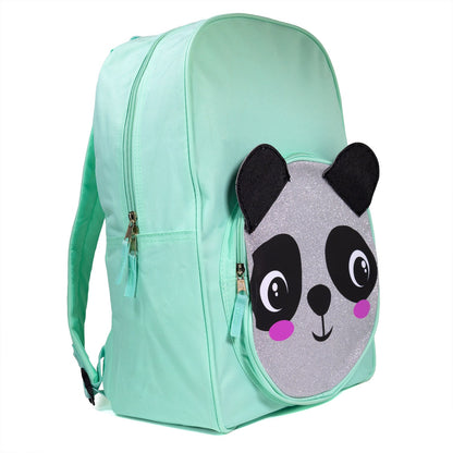 Kidplokio Kids School Backpack Critter Panda Face for Children, view 8