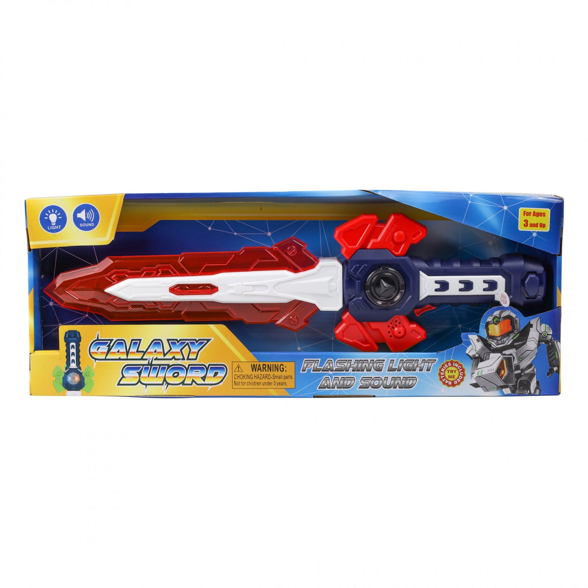 Kidplokio Galaxy Space Sword Interactive Toy Real Lights and Sounds (2 Colors), view 17