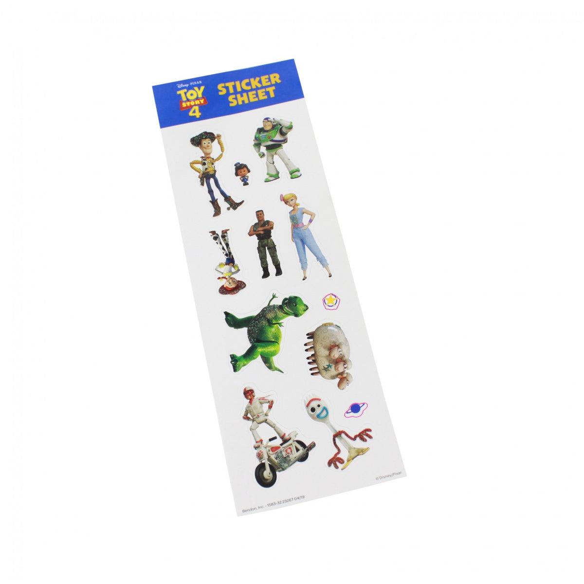 Disney Pixar Toy Story 4 Art Lapdesk Paint Color Design Stickers Travel Activity, view 10