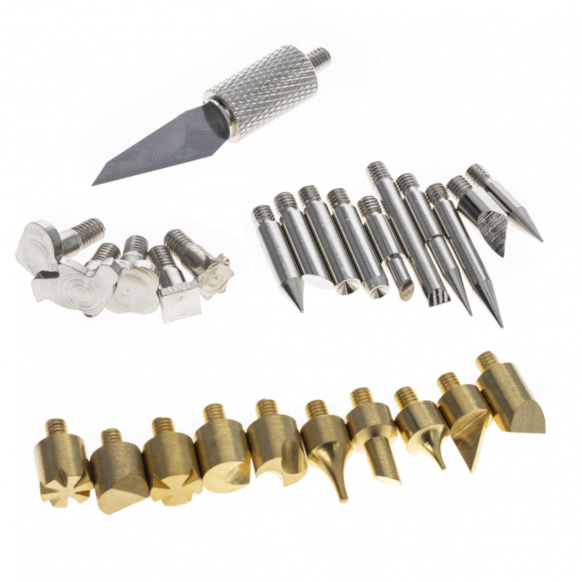 35pc Wood Burning Pen Set Kit Wood Burning Soldering Chiseled Tips and Tweezers, view 7