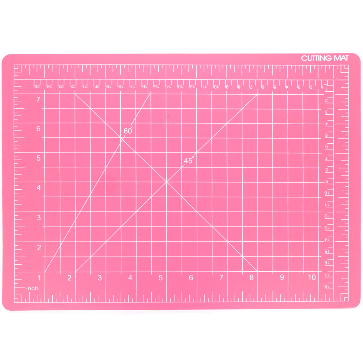 Pink self-healing cutting mat in assorted sizes for crafting
