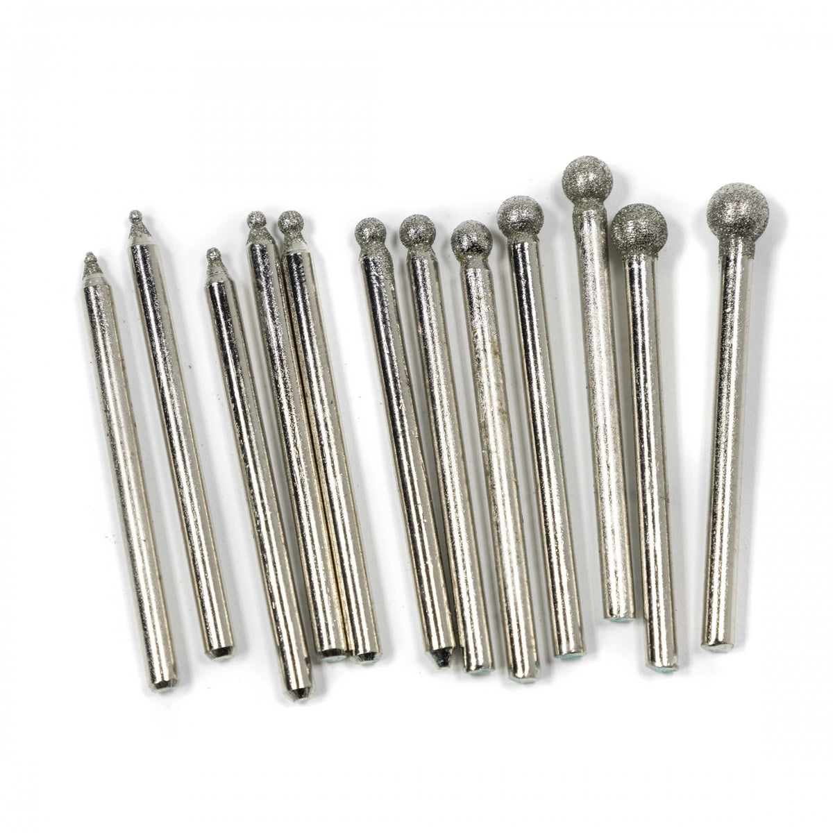 2 Pack ToolTreaux Diamond Coated Cutting Burrs Set Rotary Tools 12pc 150 Grit, view 5
