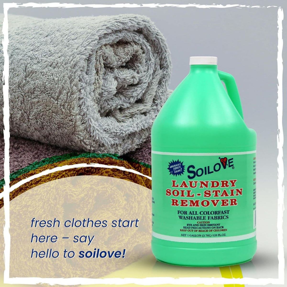 Soilove Laundry Soil Stain Remover All Colorfast Washable Fabrics (Many Sizes), view 9