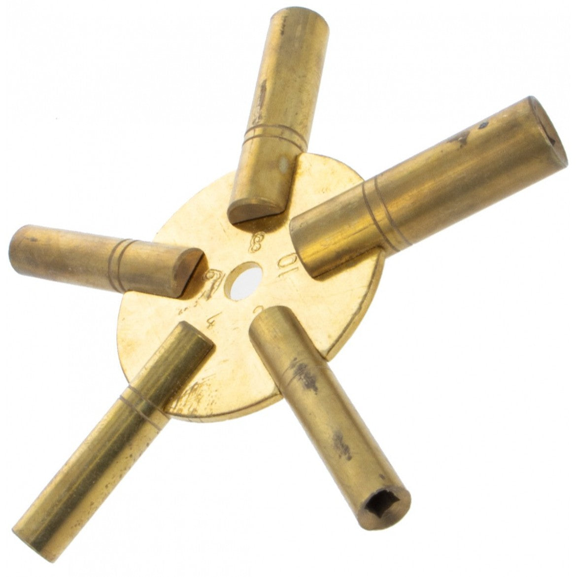 Universal Antique Grandfather Brass Clock Key 2 Pack Even & Odd, view 10