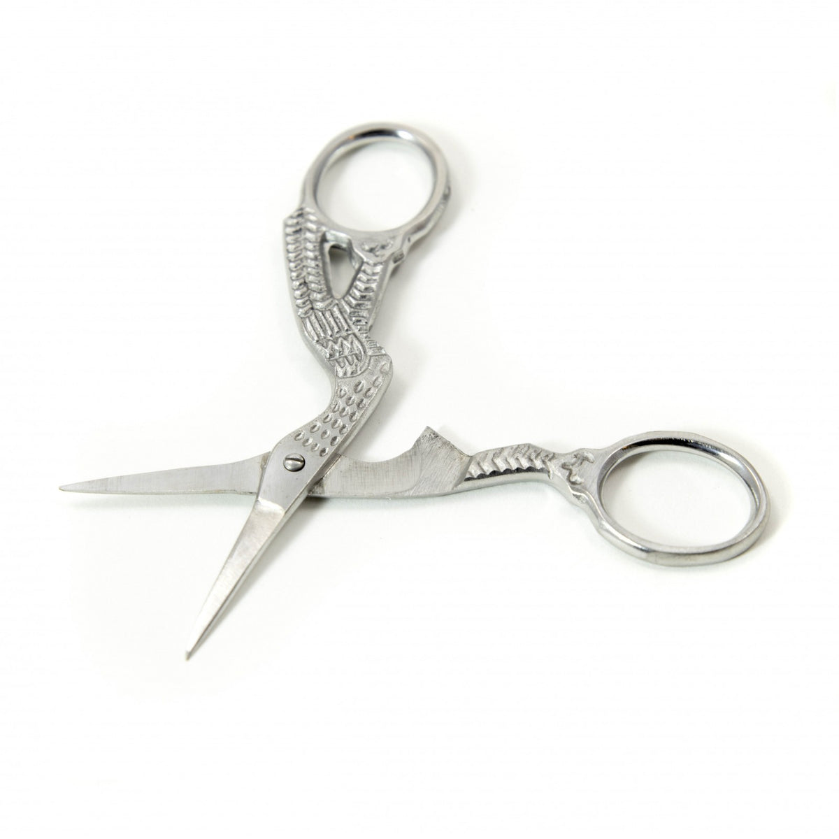 ToolTreaux Straight Blade Stainless Steel Stork Embroidery Scissors - 3.5 Inch, view 6