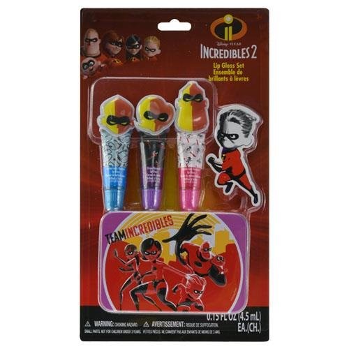 Disney Incredibles Family Superhero Collectible Lip Gloss Tin Set of 3, view 10