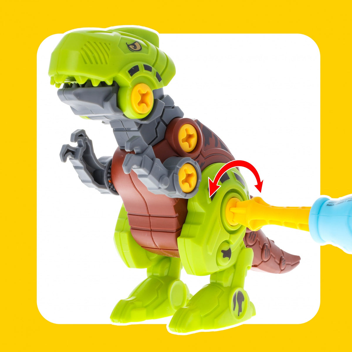 Kidplokio DIY Build Dinosaur Robot Assembly Toy Figure Play Set Boys Ages 3+, view 10