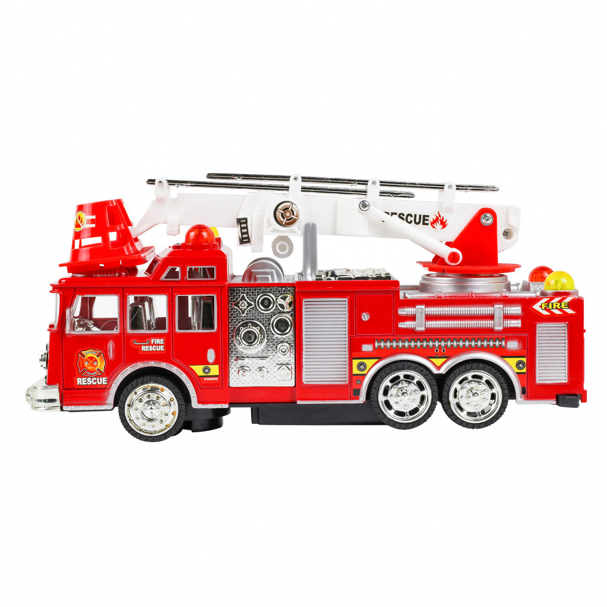 Kidplokio 360 Degree Bump and Go Emergency Toys Fire Truck Police Car (2 Styles), view 15