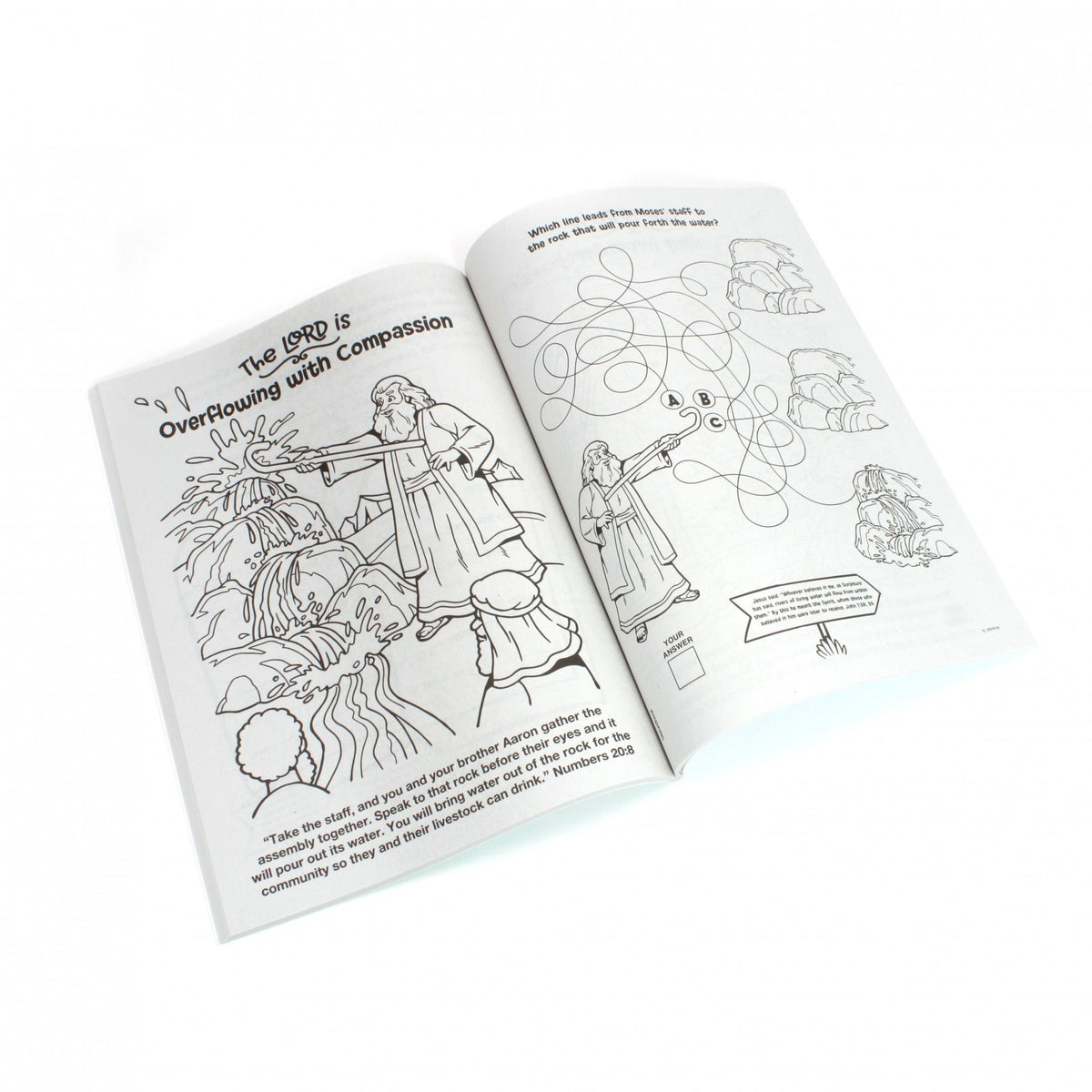 Kidplokio Bible Coloring Book for Kids Activity Book with Puzzles 96 Pages - 2pk, view 8