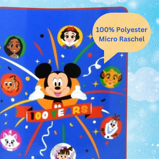Cozy 45" x 60" Kids Fleece Throw Blanket Mickey Mouse Paw Patrol Pokemon Soft, view 2