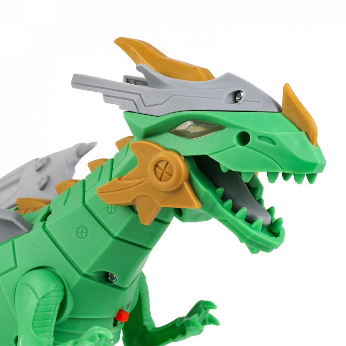Kidplokio Green Walking Robot Dinosaur Dragon Space Toys Lights Sounds, Boys, view 4