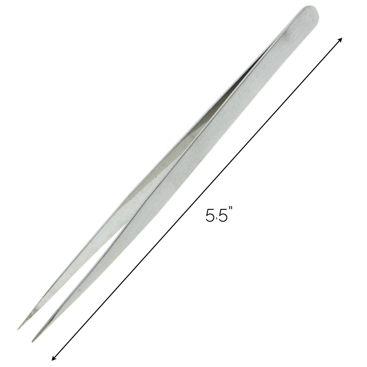 2 Pack 2pk Precision Non-Magnetic Tweezer Stainless Steel Hobby Repair Gold - 5", view 2