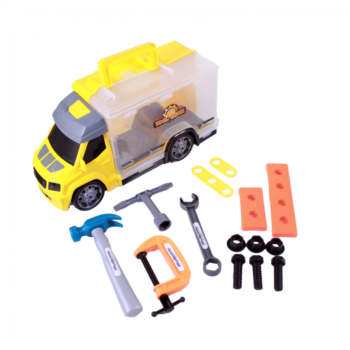 Kidplokio Assorted Truck Toys Action Figures Lights Sounds Playset (2 Themes), view 12
