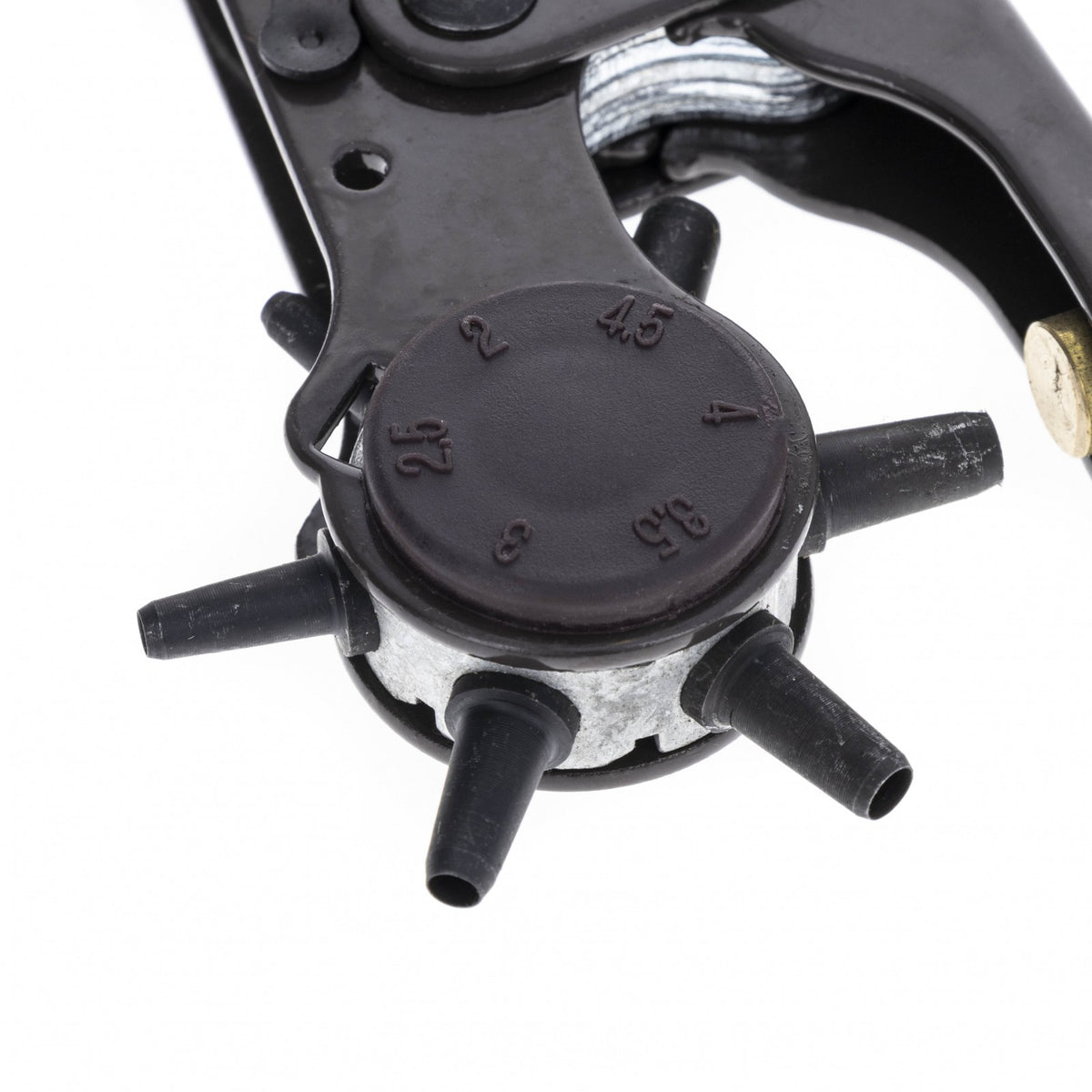 ToolTreaux 9 Inch Heavy Duty Revolving Leather Hole Punch Tool 2.0-4.5mm, view 5