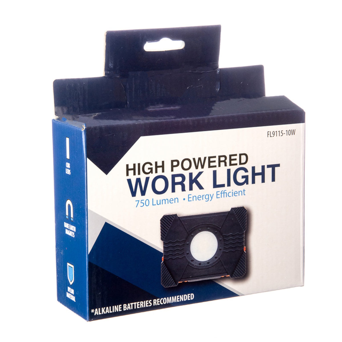 750 Lumen Durable Portable Work Light Indoor Outdoor Multi Use Black, view 10