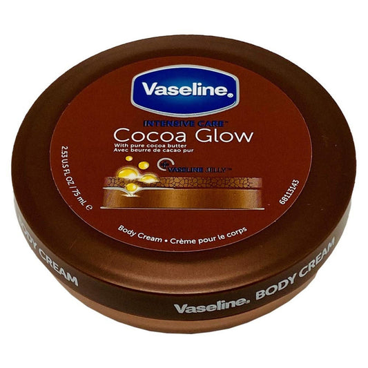 2.53oz tube of Vaseline Cocoa Glow body cream moisturizing lotion