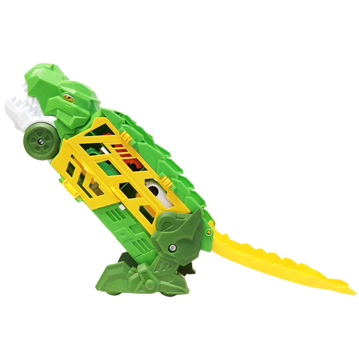Kidplokio 3 in 1 Ultimate T Rex Diecast Cars Transporter Truck Toy (2 Colors), view 14
