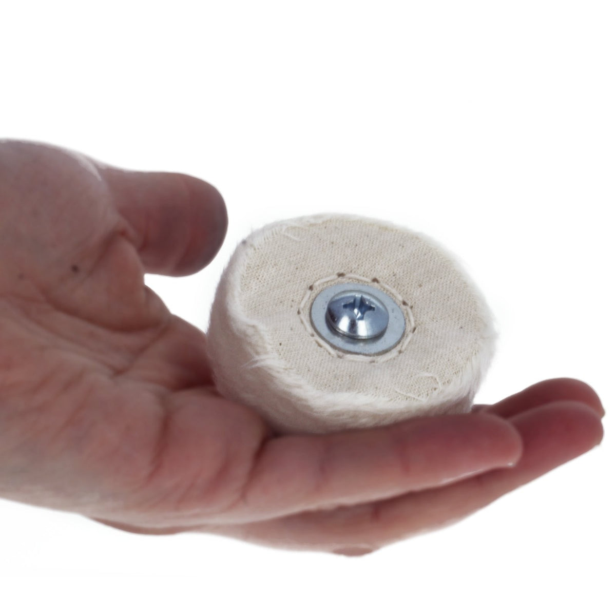Universal Tool Cloth Polishing Buff Wheel 2 Inch Diameter Soft Muslin, view 11
