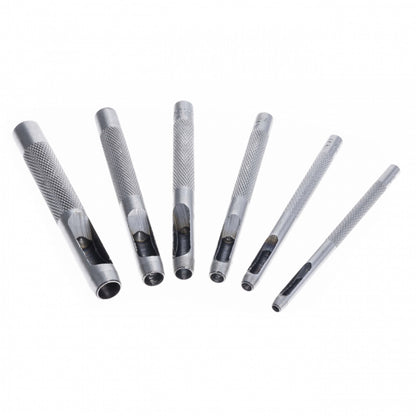 6pc Universal Tool Heavy Duty Leather Hollow Punch Set, view 2