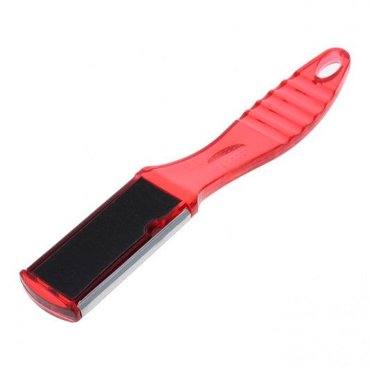 Home Essentials Manicure Pedicure Foot Scrubber Foot File Callus Remover - Red, view 2