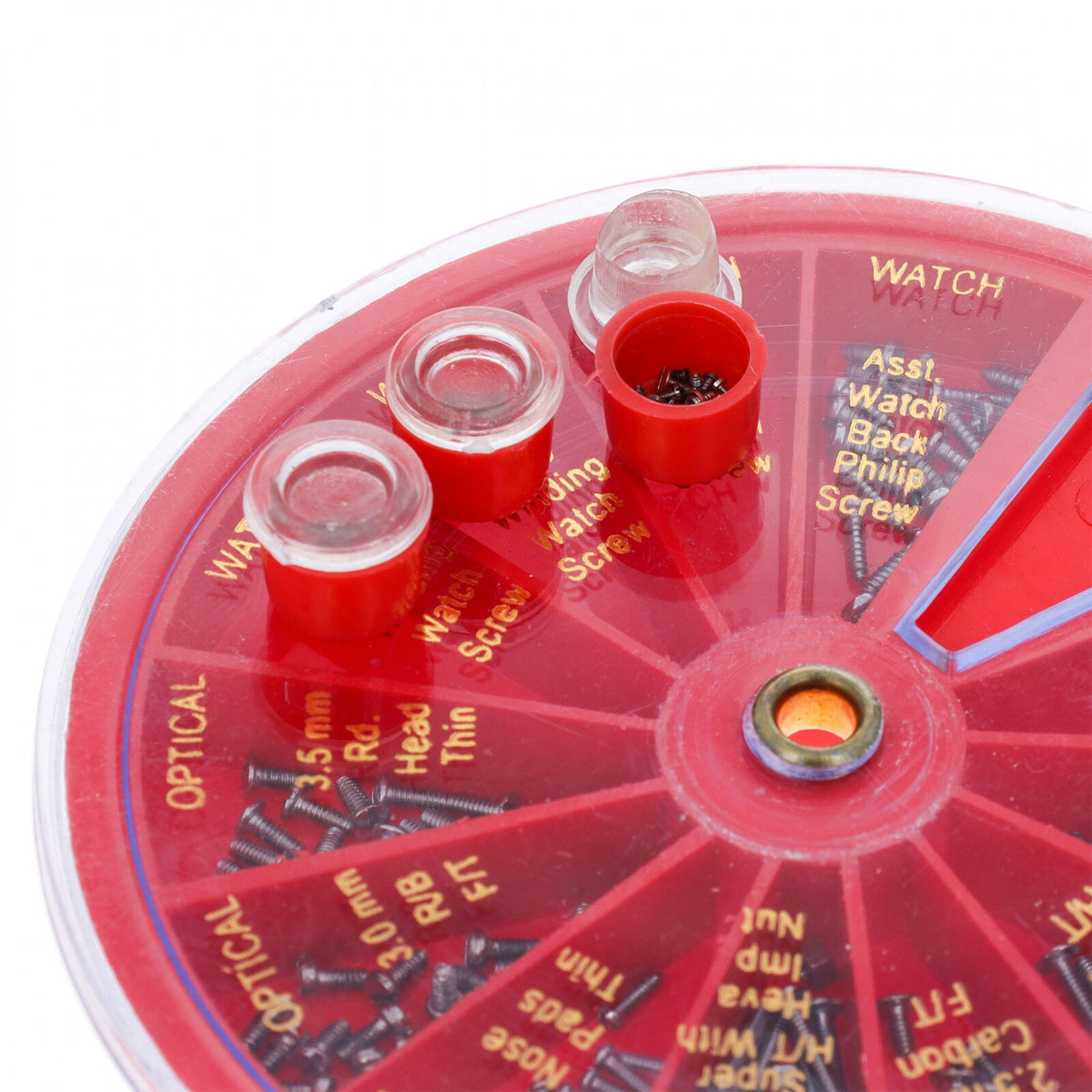 ToolTreaux Eye Glasses Repair Kit Assorted Replacement Micro Screws 250 Pieces, view 6