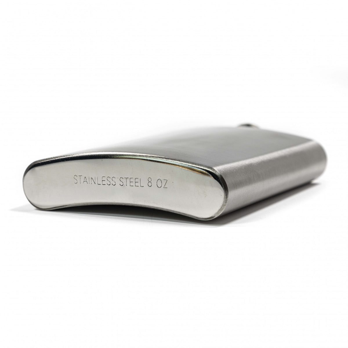 2 Pack Chrome Stainless Steel Premium Portable Hip Flask 8oz, view 10