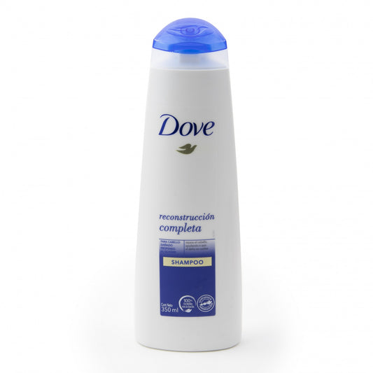 Dove hair care shampoo bottle labeled complete reconstruction anti breakage